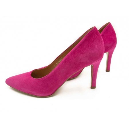 Czółenka Acord 5978-556 różowy zamsz