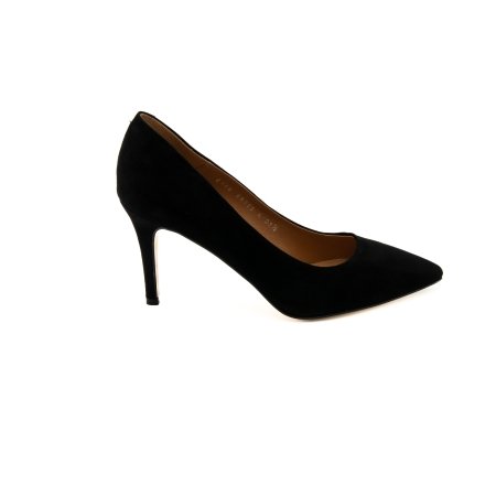 Czółenka Acord 6156-012 czarny zamsz