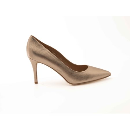 Czółenka Acord 6156-798 złote lico przecierane