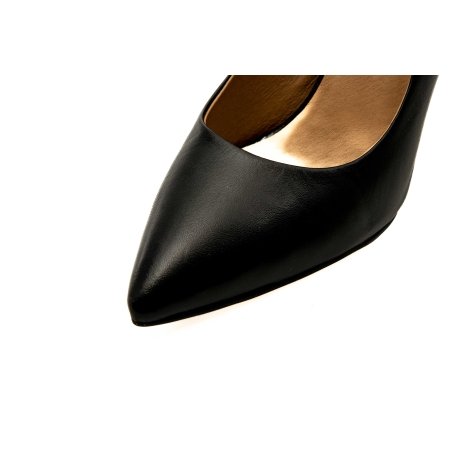 Czółenka Acord 6156-101 czarny lico