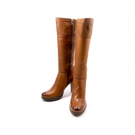 Kozaki Acord 1370-503 brązowe lico