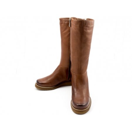 Kozaki Acord 1429-546 brązowe lico