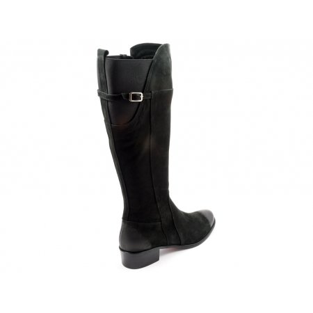 Kozaki Acord 1524-900 czarny nubuk