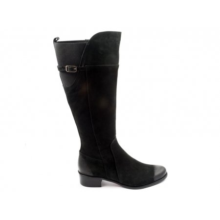 Kozaki Acord 1524-900 czarny nubuk