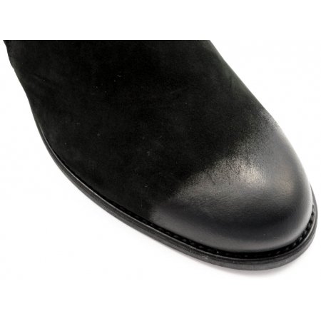 Kozaki Acord 1524-900 czarny nubuk