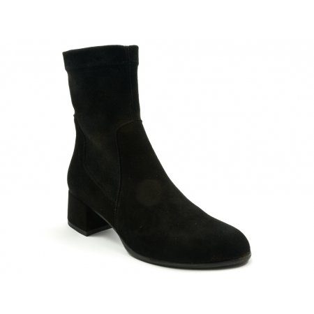 Botki Acord 3545-012 czarny nubuk