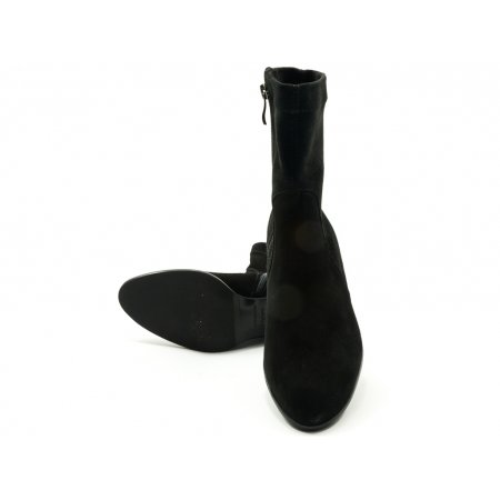 Botki Acord 3545-012 czarny nubuk