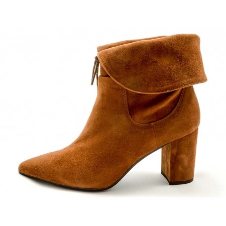 Botki Acord 3553-509 rudy zamsz