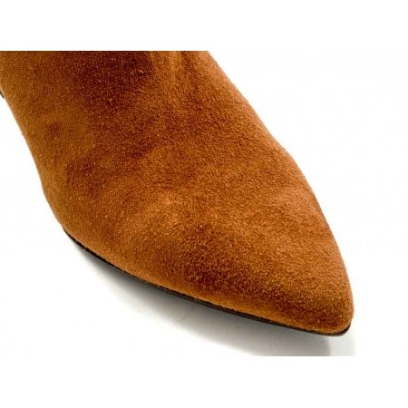 Botki Acord 3553-509 rudy zamsz