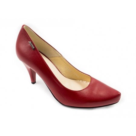 Czółenka Acord 5388-107 czerwone lico