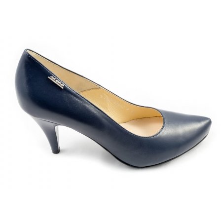 Czółenka Acord 5388-735 granatowe lico