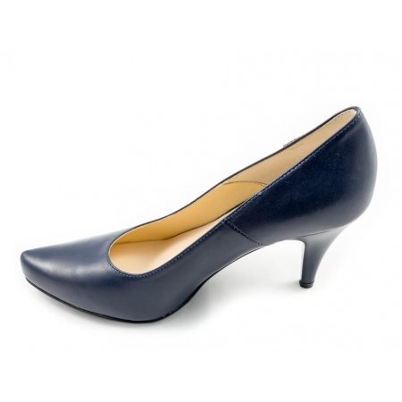 Czółenka Acord 5388-735 granatowe lico