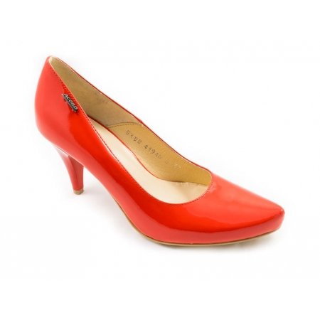 Czółenka Acord 5388-749 koralowy lakier