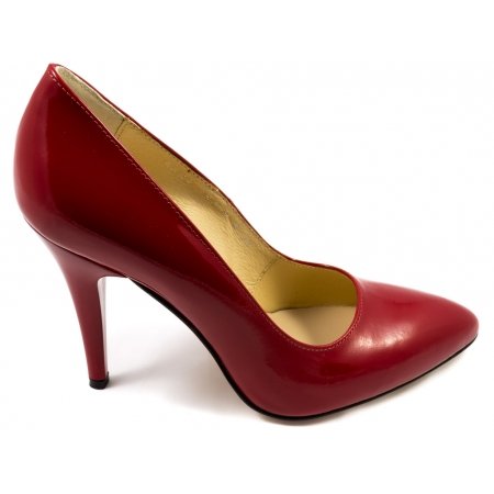 Czółenka Acord 5628-350 czerwony lakier