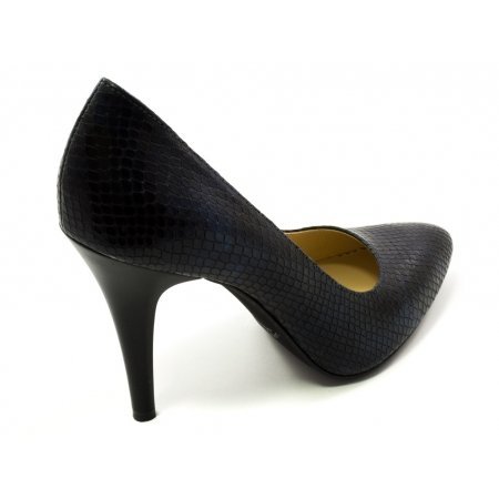 Czółenka Acord 5628-756 granatowe lico