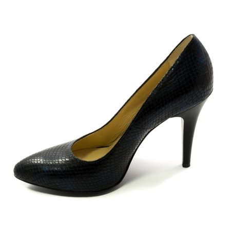 Czółenka Acord 5628-756 granatowe lico