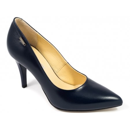 Czółenka Acord 5660-735 granatowe lico