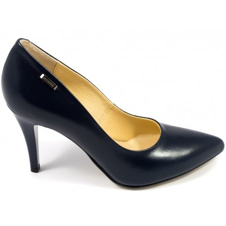 Czółenka Acord 5660-735 granatowe lico