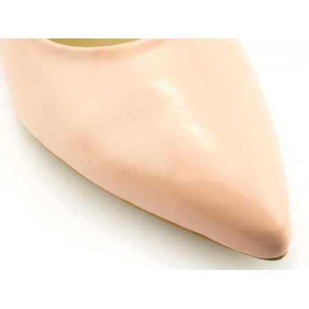 Czółenka Acord 5660-748 pudrowy - różowy lakier