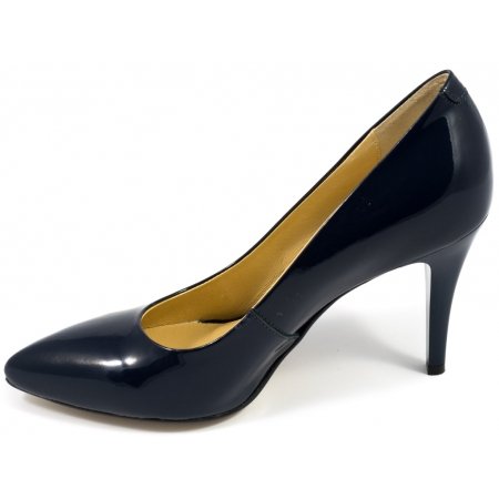 Czółenka Acord 5660-751 granatowy lakier