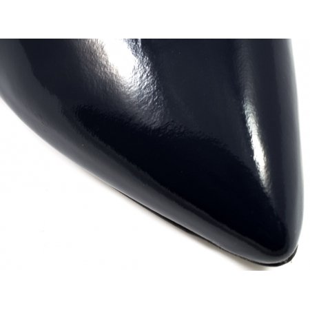 Czółenka Acord 5660-751 granatowy lakier