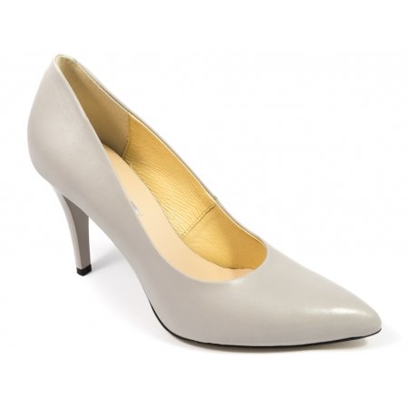 Czółenka Acord 5660-811 szare lico