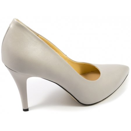 Czółenka Acord 5660-811 szare lico