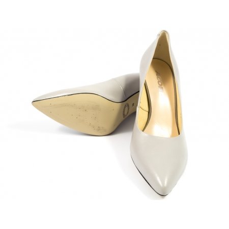 Czółenka Acord 5660-811 szare lico