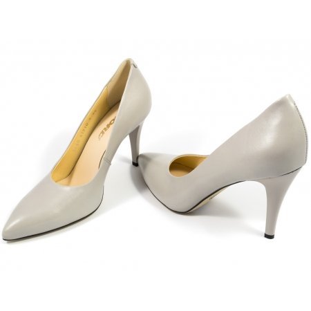 Czółenka Acord 5660-811 szare lico