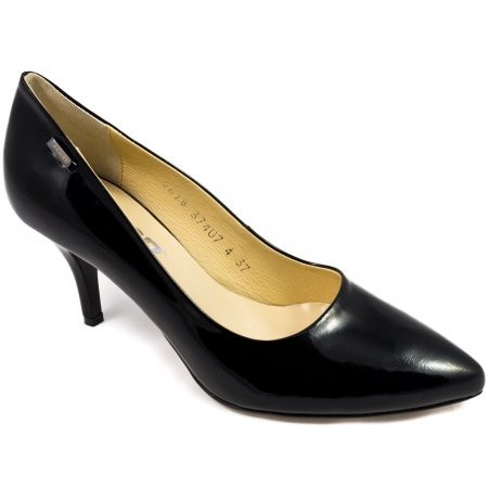 Czółenka Acord 5675-042 czarny lakier