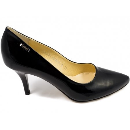 Czółenka Acord 5675-042 czarny lakier