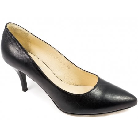 Czółenka Acord 5675-101 czarne lico