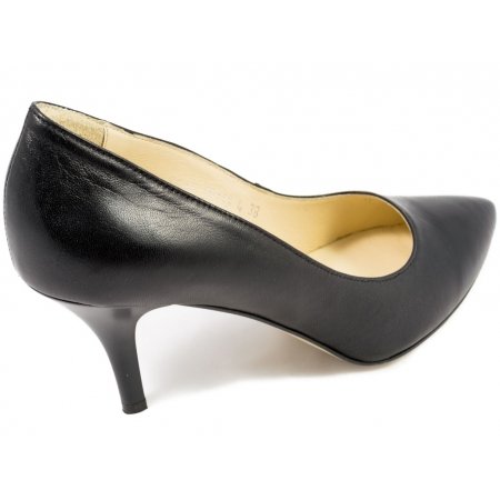 Czółenka Acord 5675-101 czarne lico