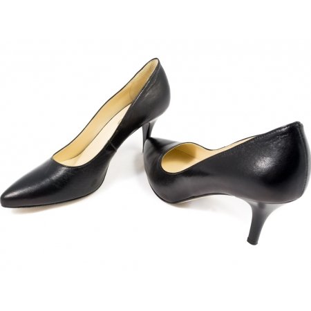 Czółenka Acord 5675-101 czarne lico