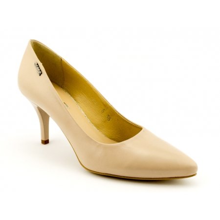 Czółenka Acord 5675-813 beżowe lico