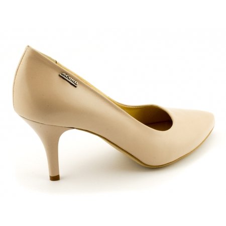 Czółenka Acord 5675-813 beżowe lico