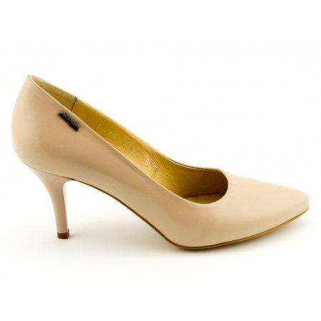 Czółenka Acord 5675-813 beżowe lico