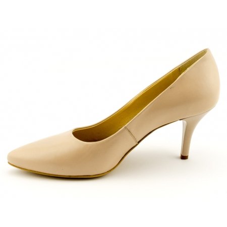 Czółenka Acord 5675-813 beżowe lico