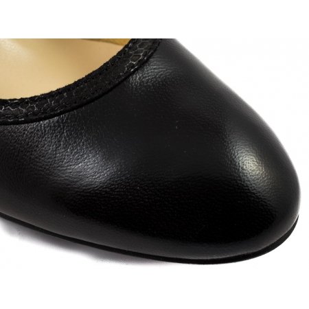 Czółenka Acord 5771-101/760 czarne lico