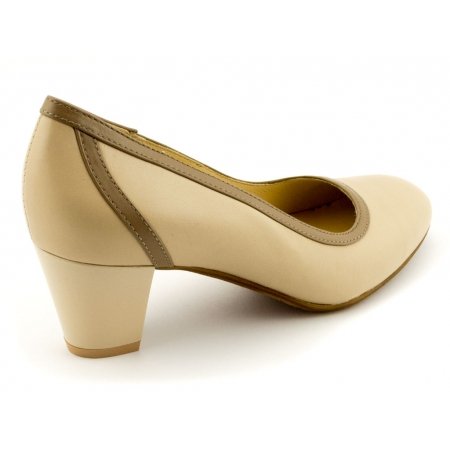 Czółenka Acord 5771-783/781 beżowe lico