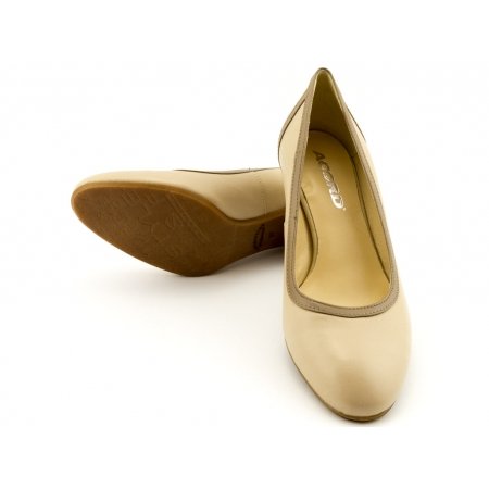 Czółenka Acord 5771-783/781 beżowe lico