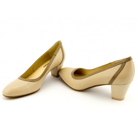 Czółenka Acord 5771-783/781 beżowe lico