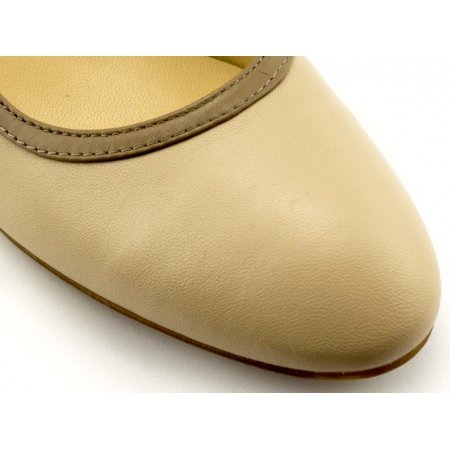 Czółenka Acord 5771-783/781 beżowe lico