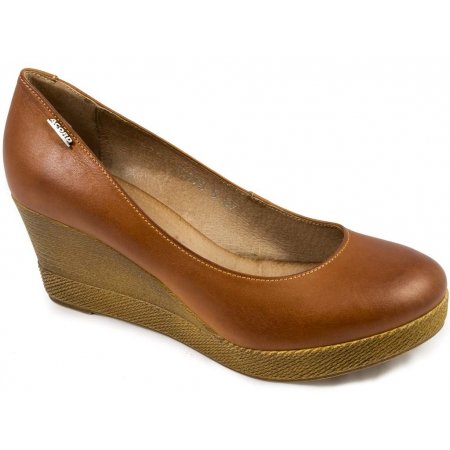 Czółenka Acord 5789-711 rude lico