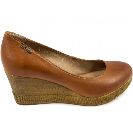 Czółenka Acord 5789-711 rude lico