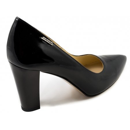 Czółenka Acord 5814-042 czarny lakier