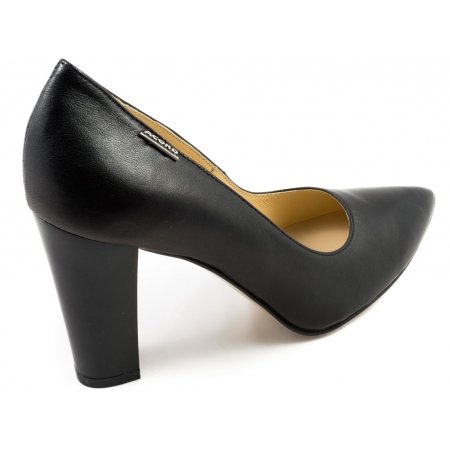 Czółenka Acord 5814-101 czarne lico