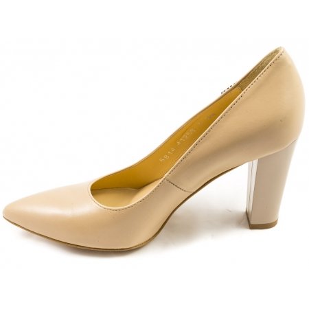 Czółenka Acord 5814-813 beżowe lico