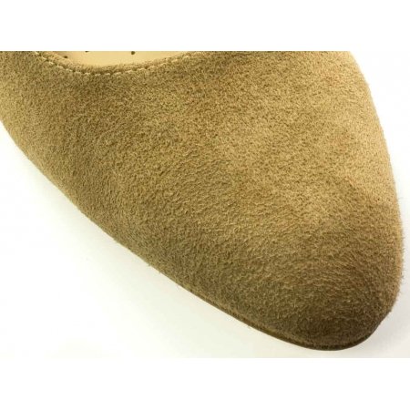 Czółenka Acord 5827-301 beżowy zamsz