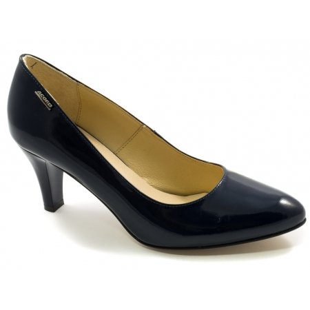 Czółenka Acord 5827-751 granatowy lakier